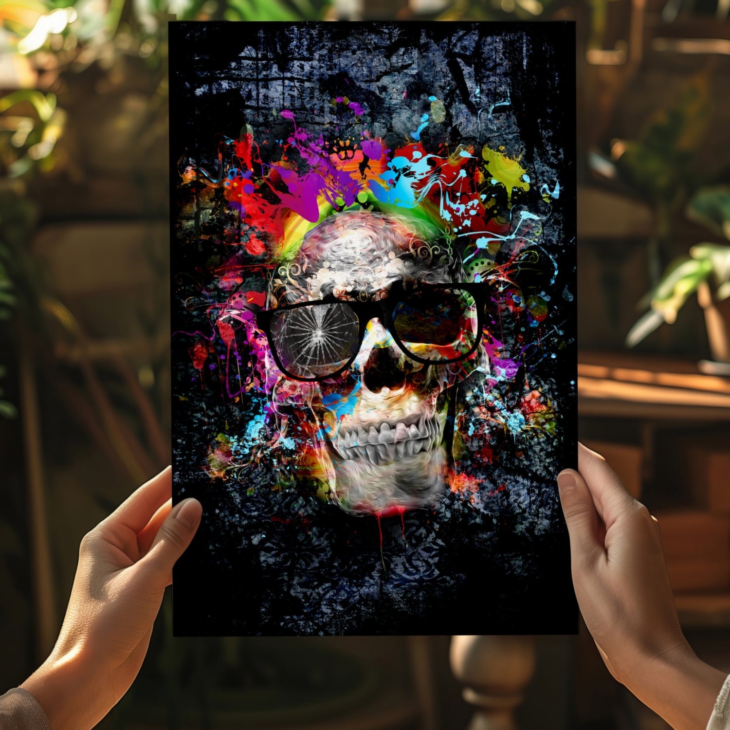 Skull Aluminum Print