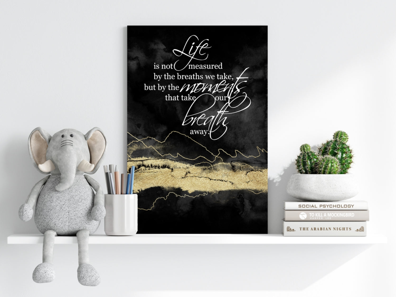 Life is Aluminum Print