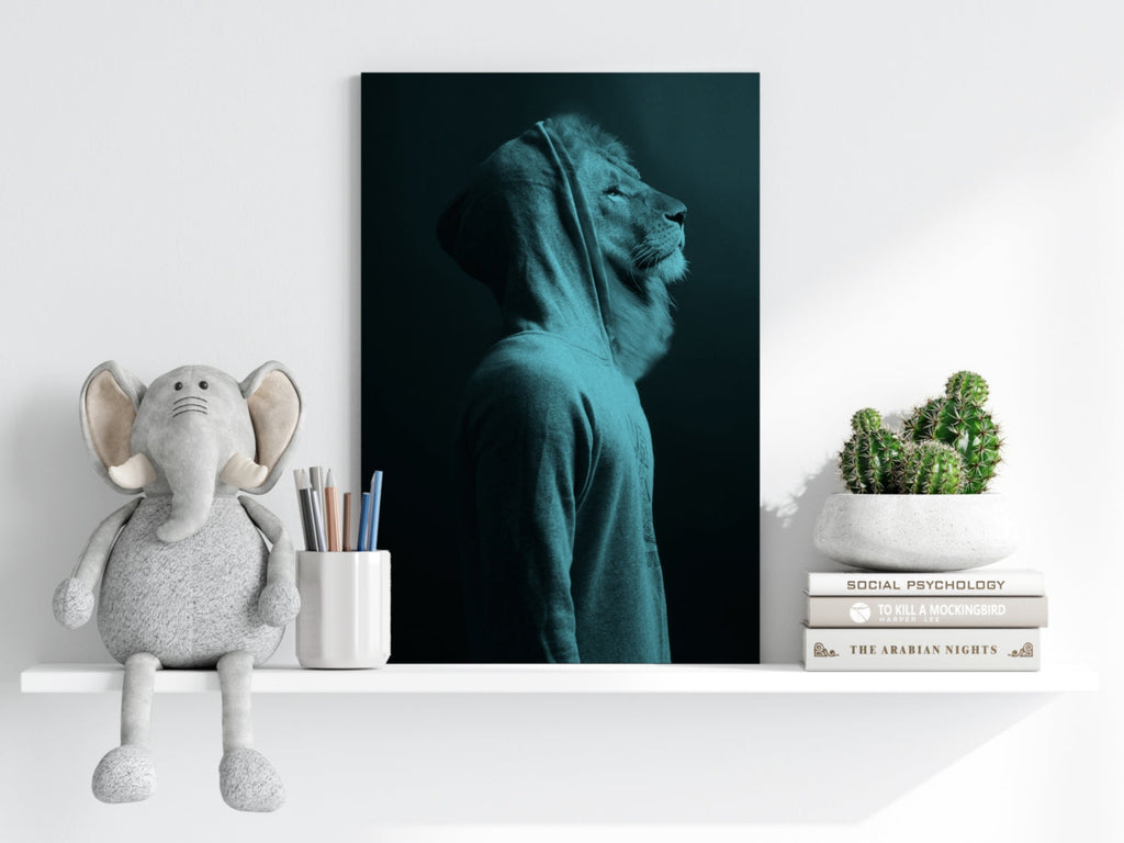 Lion Aluminum Print
