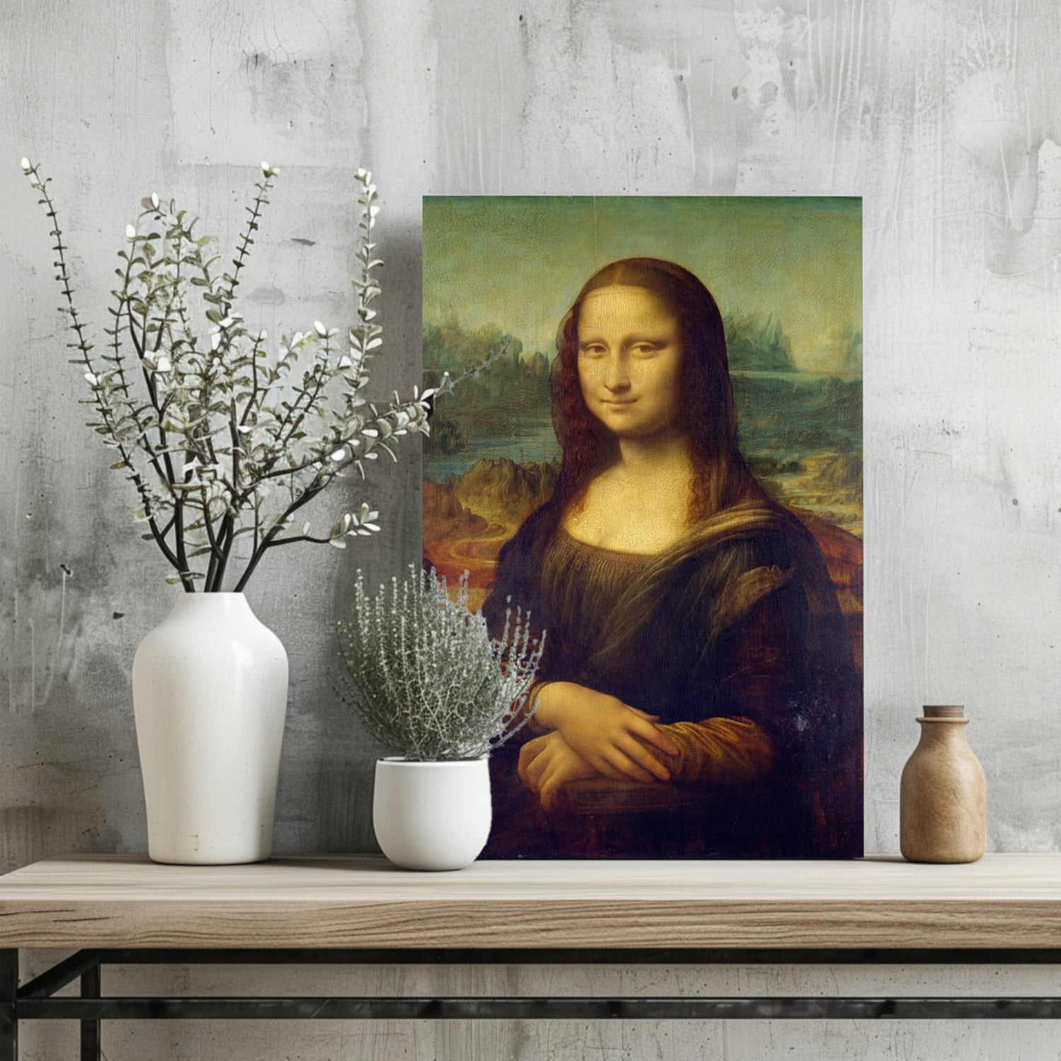 Mona Lisa Aluminum Print