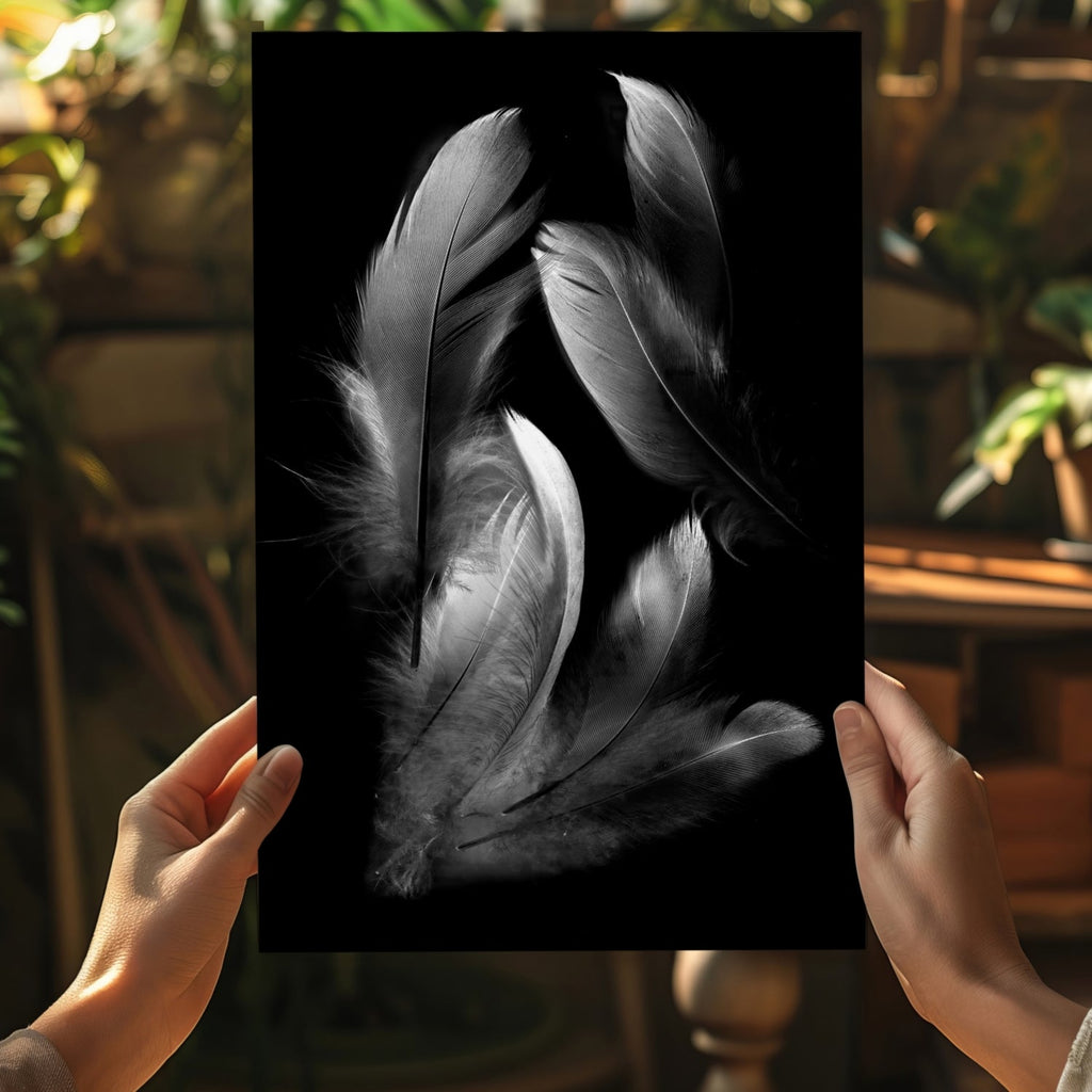 Feathers Aluminum Print
