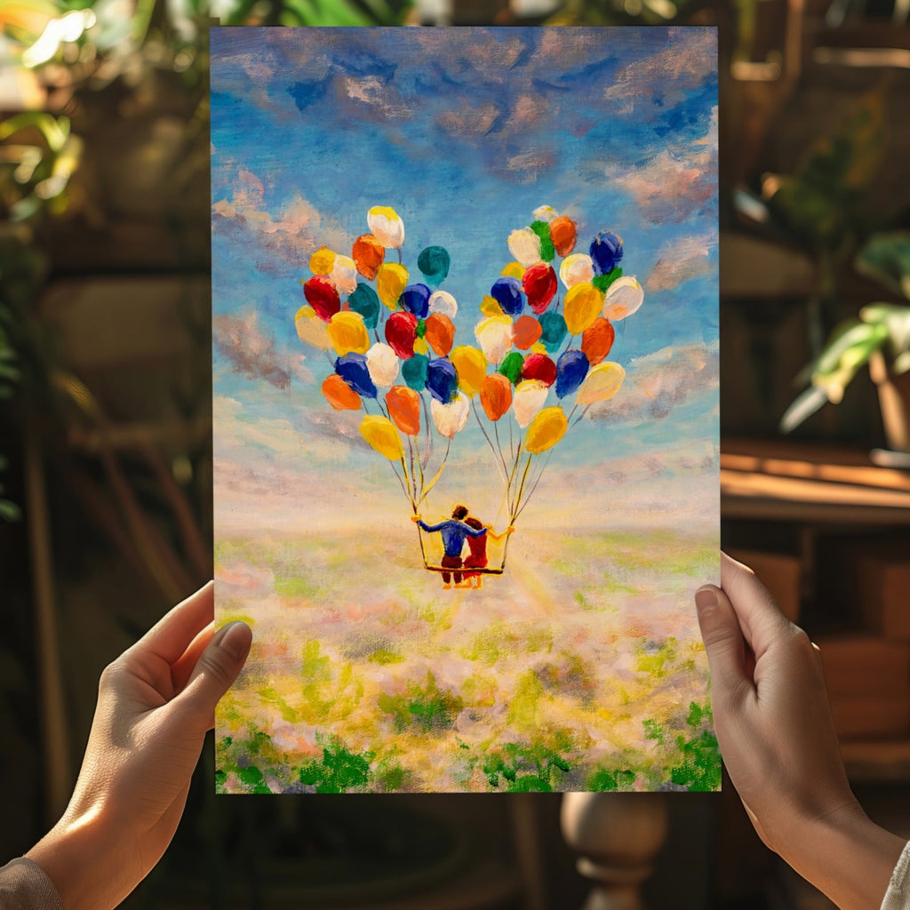 Balloons Aluminum Print