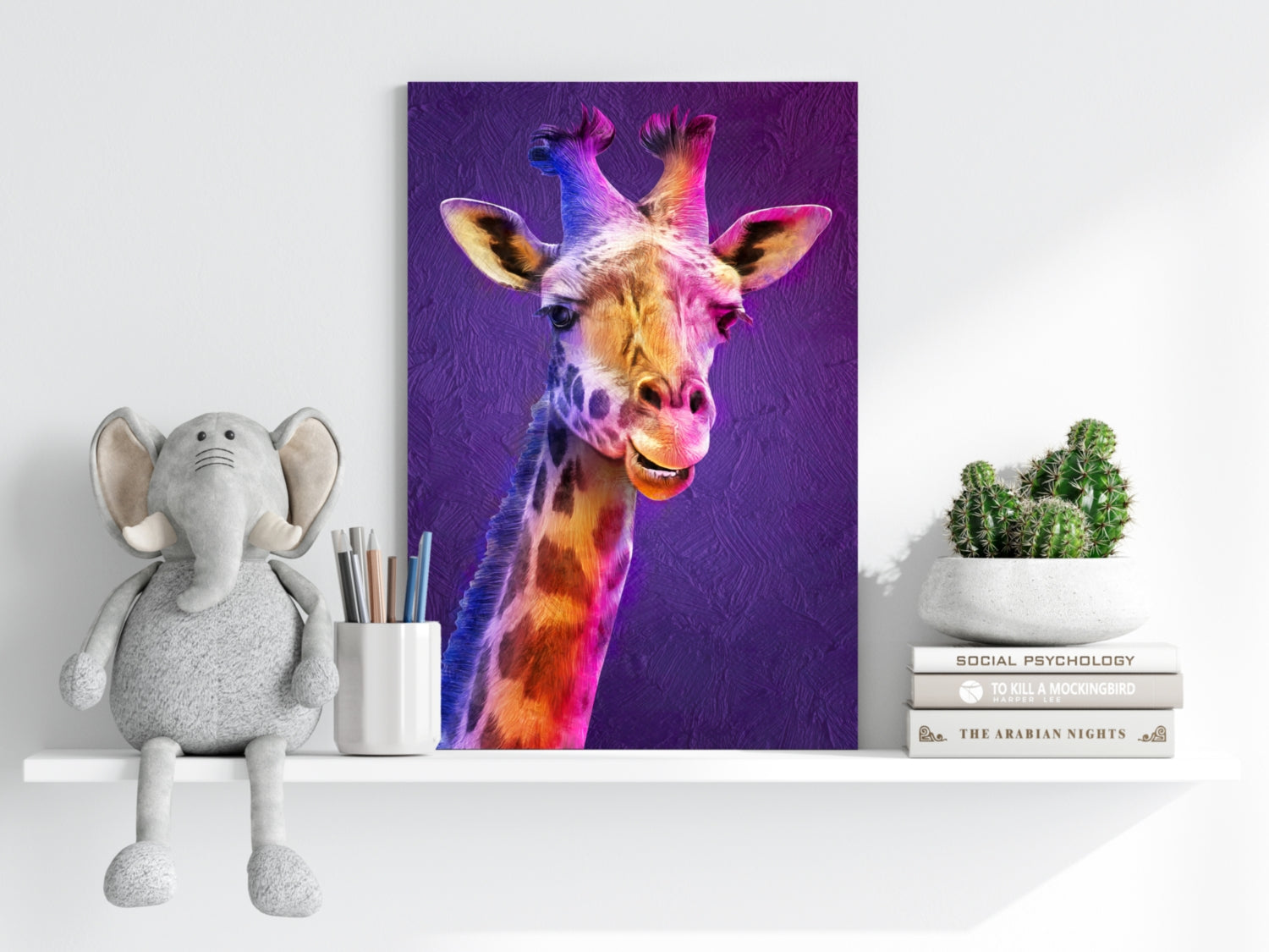Giraffe Aluminum Print