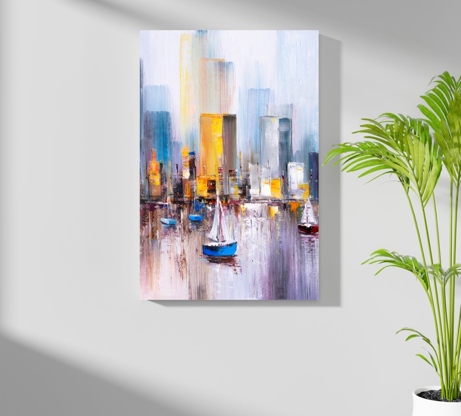 Abstract Lake Aluminum Print