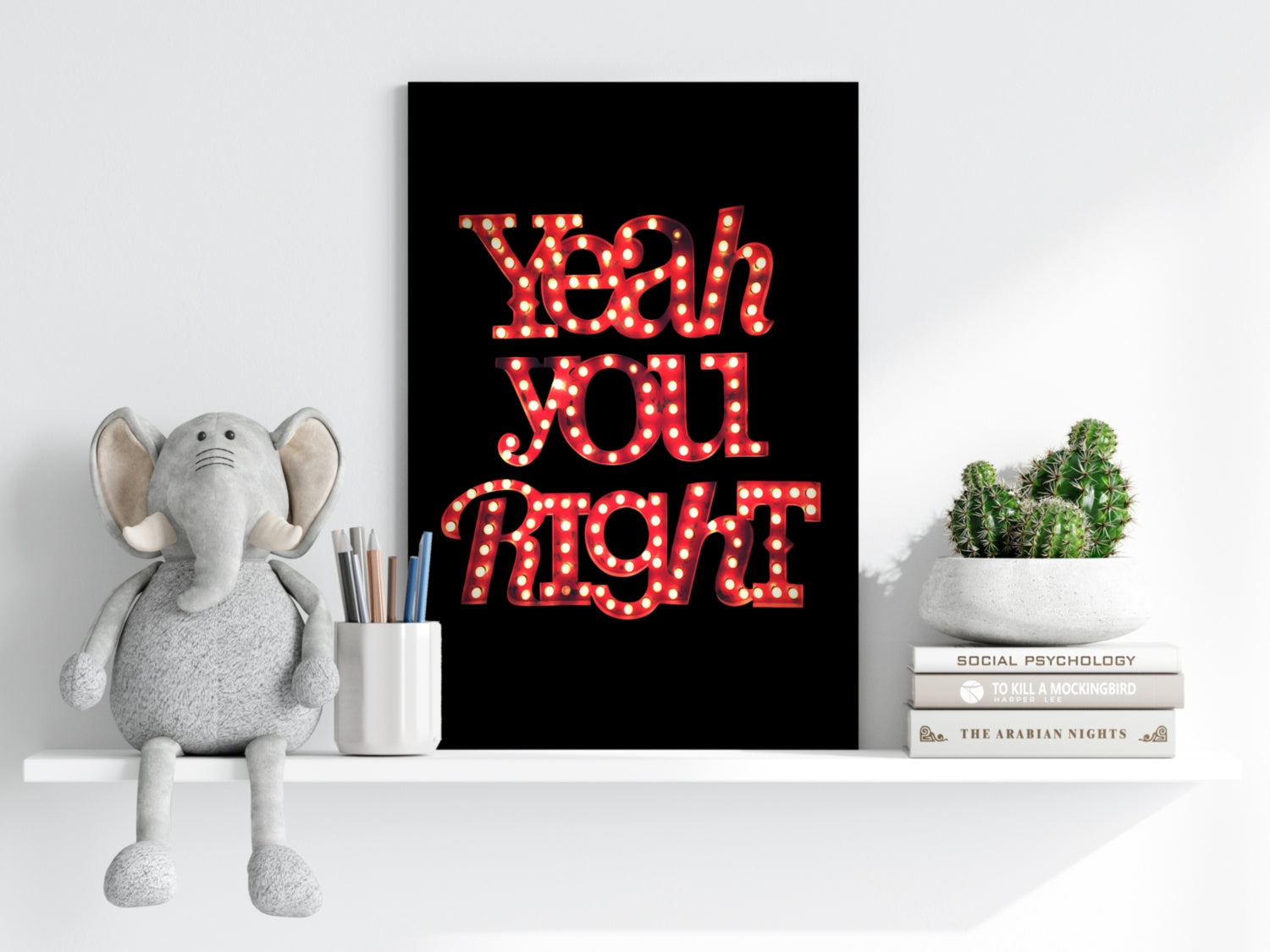 You Are Right Aluminum Print