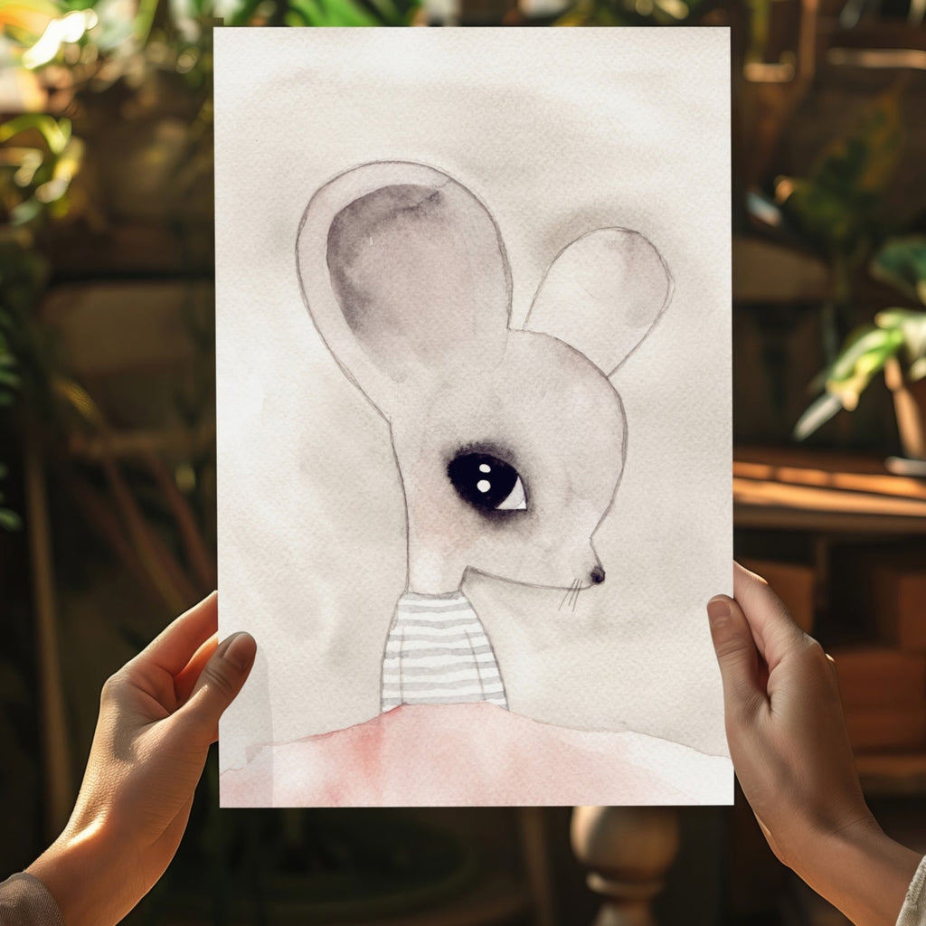 Mice Aluminum Print