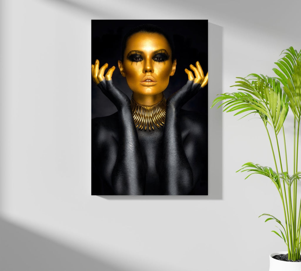 Woman in Fashion Aluminum Print
