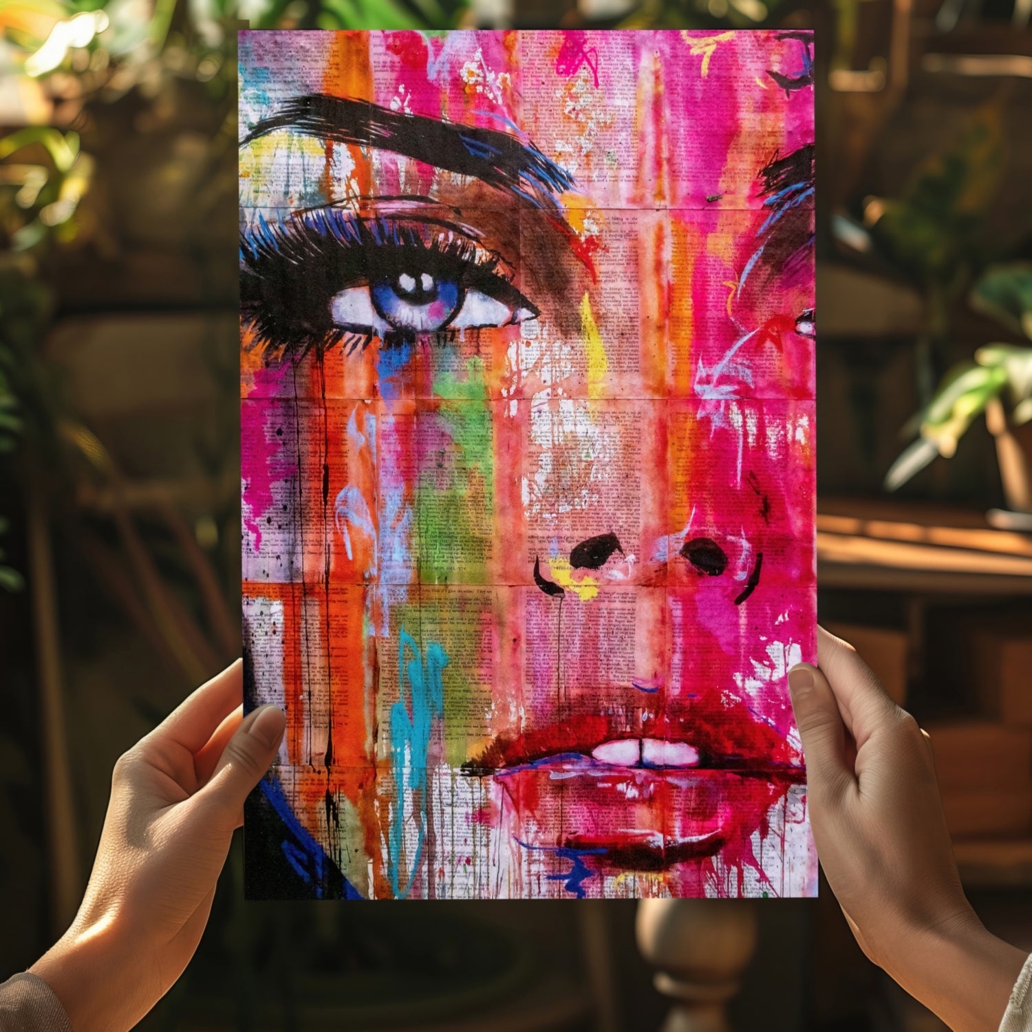 Woman Aluminum Print