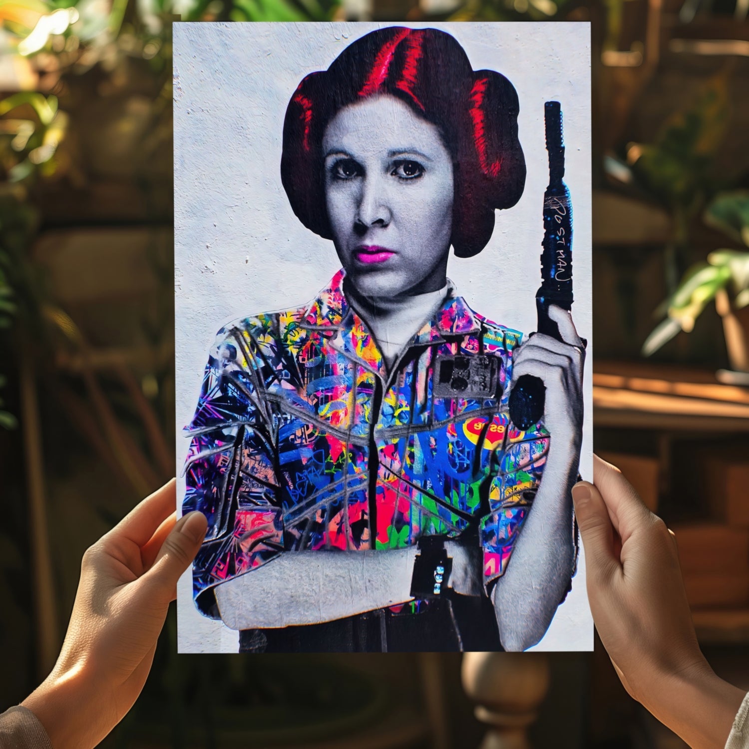 Princess Leia Aluminum Print