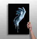Hand in Paint Aluminum Print