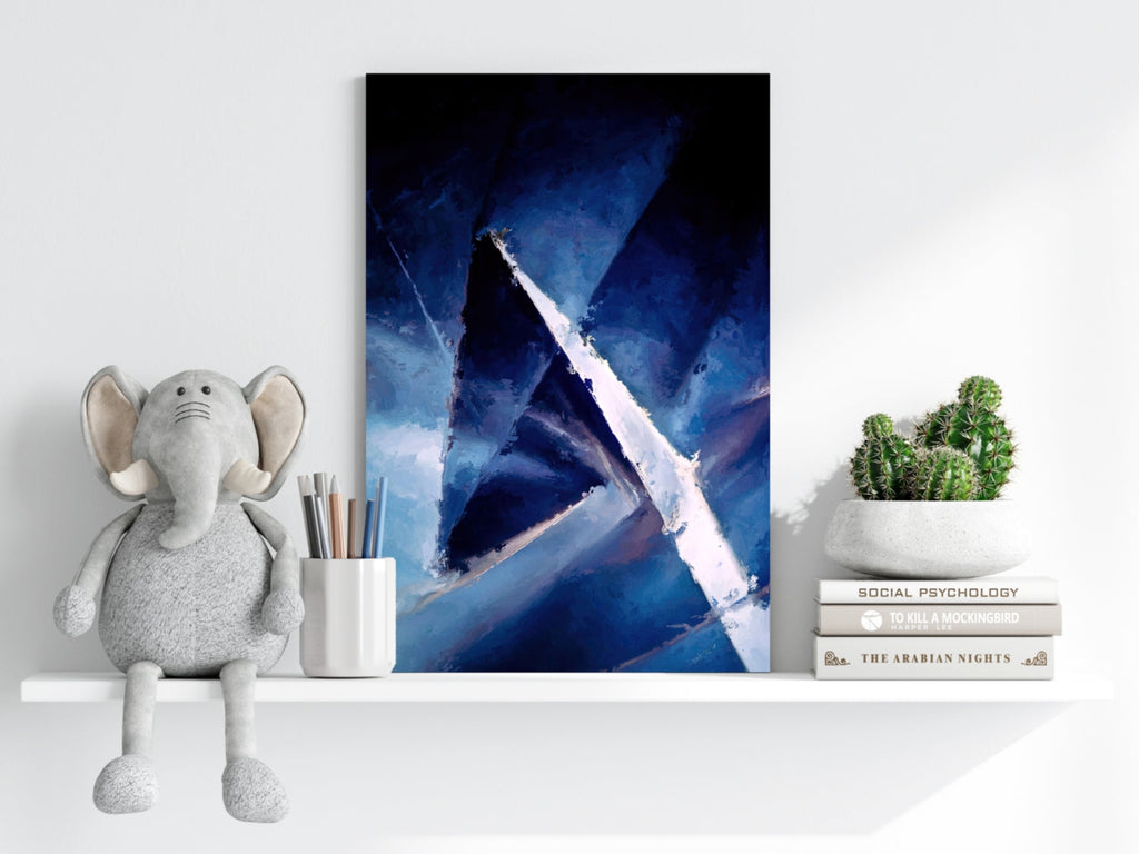 Abstract Geometry Aluminum Print