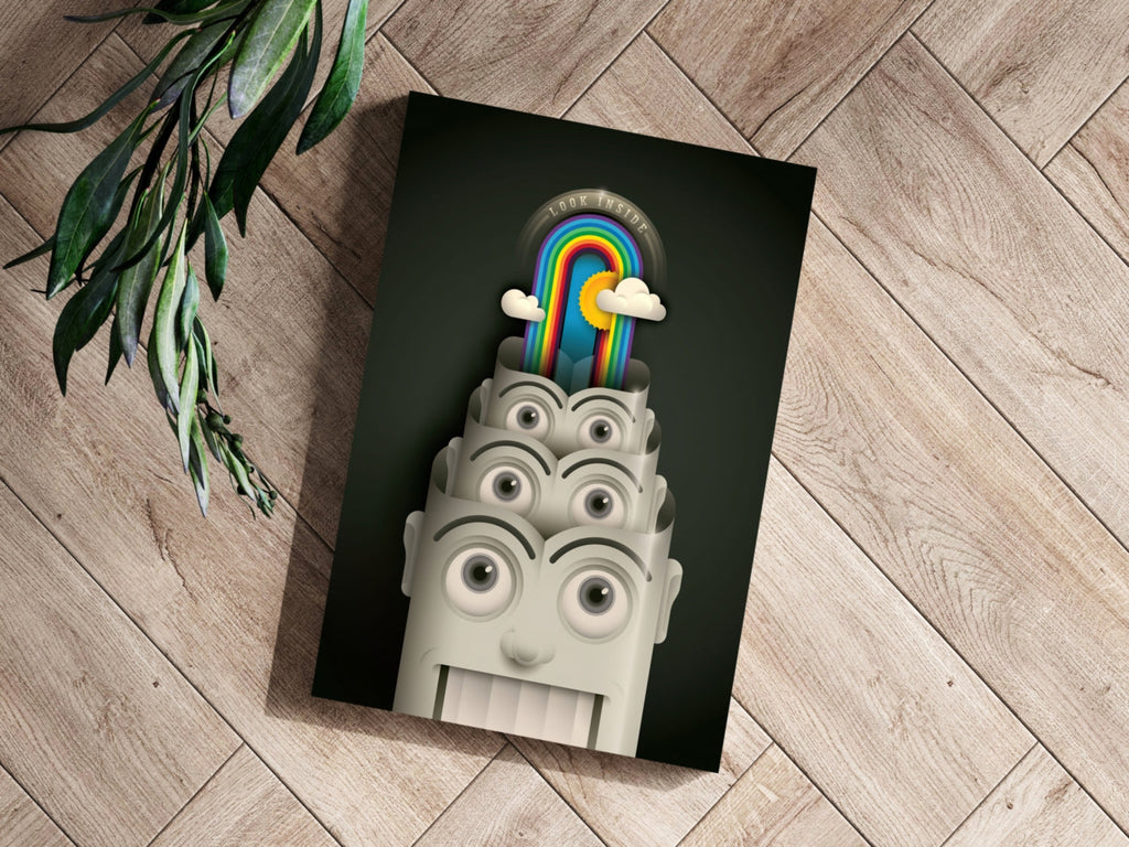Colorful Mind Aluminum Print