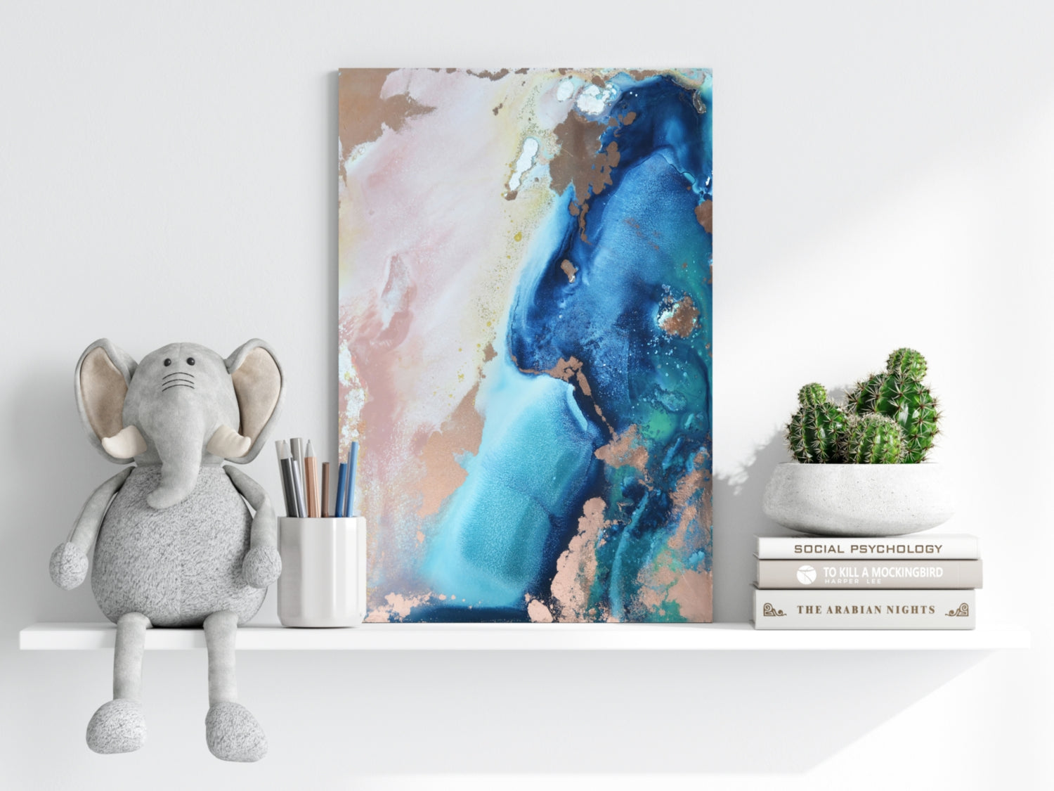 Abstract Paint Aluminum Print