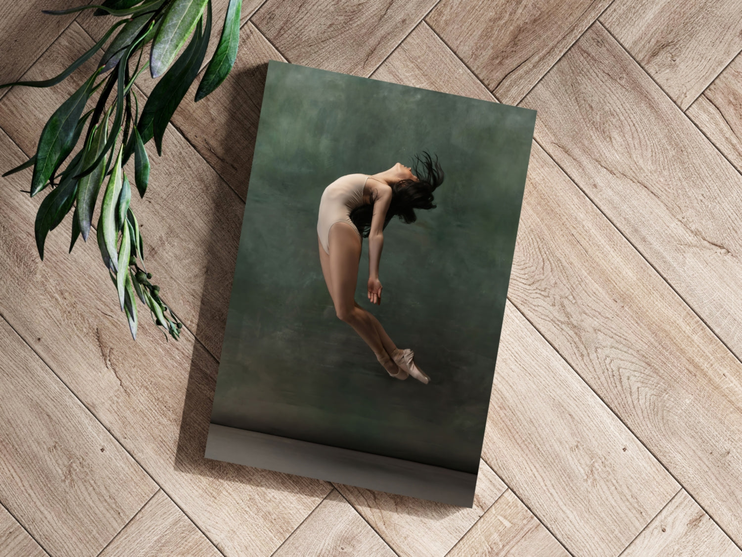Ballet Dancer Aluminum Print