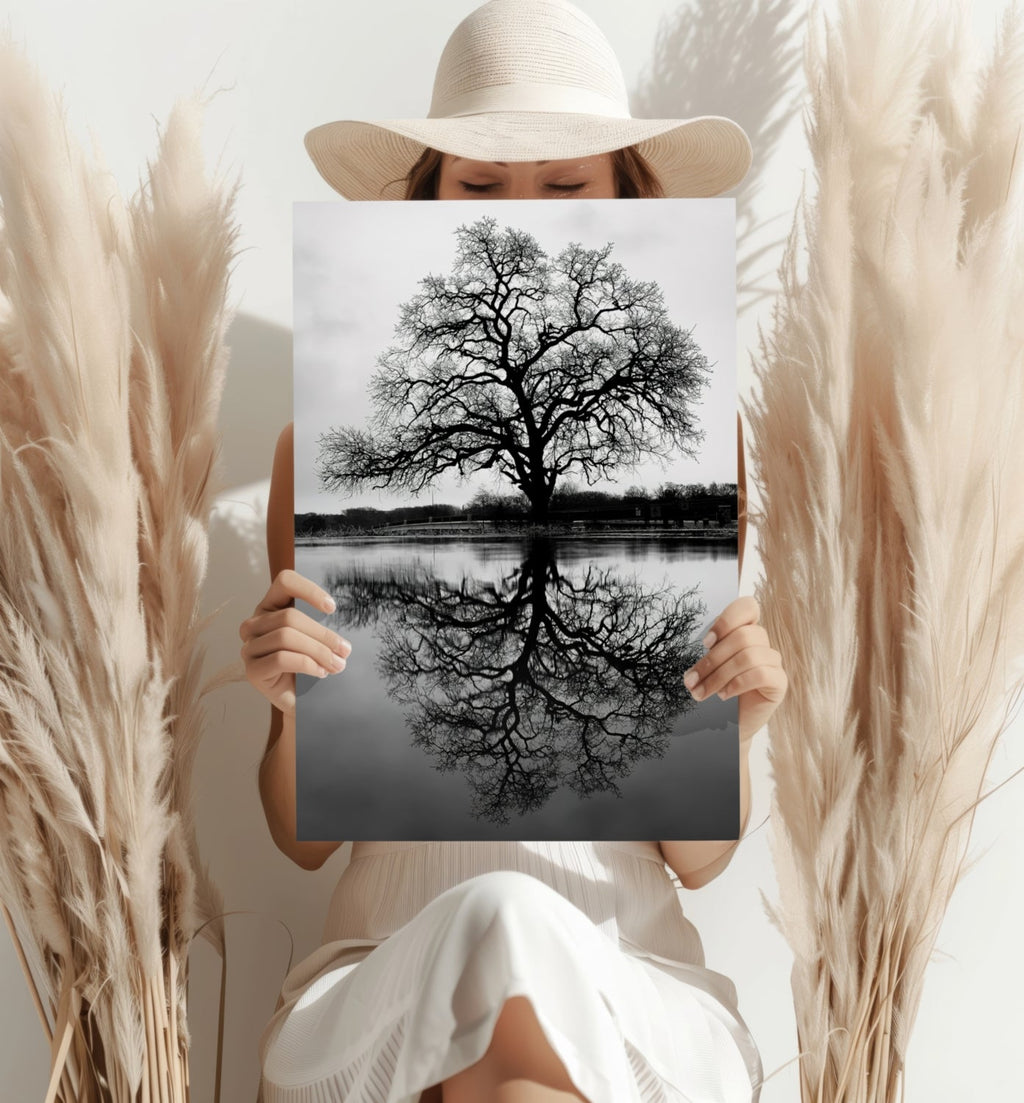 Alone Tree Aluminum Print
