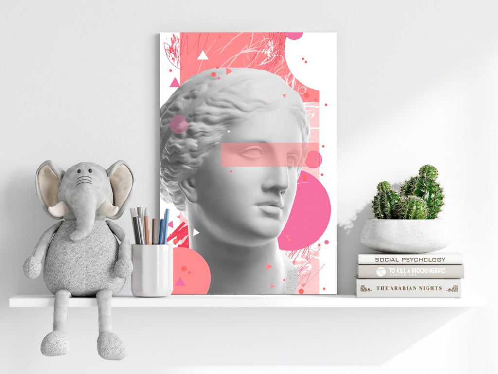 Contemporary Art  Aluminum Print