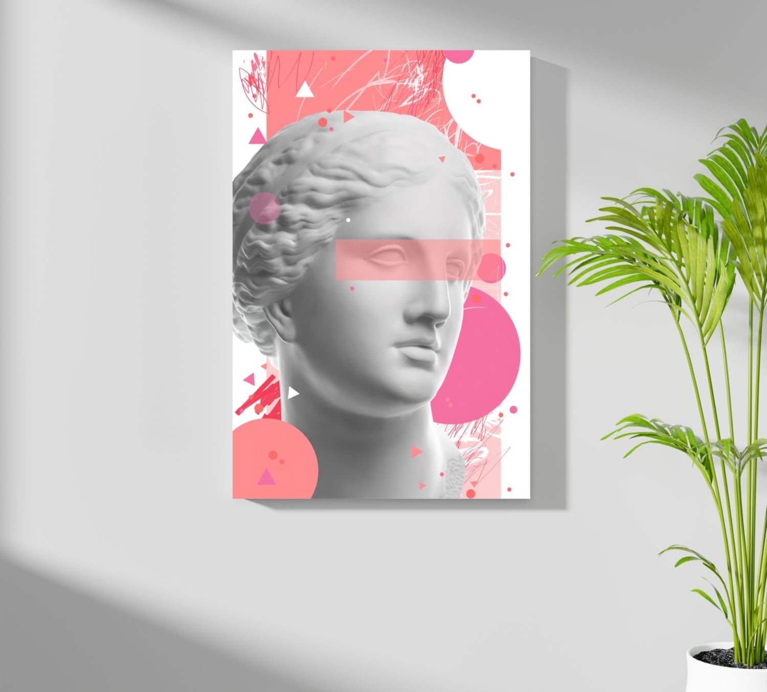 Contemporary Art  Aluminum Print