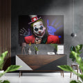 Joker Brushed Aluminium Dibond Wall Art
