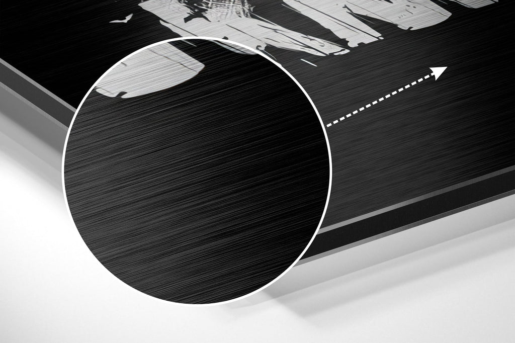 Batman Brushed Aluminium Dibond Wall Art