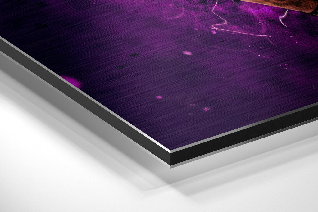 LeBron James Brushed Aluminium Dibond Wall Art