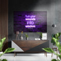 Into Wisdom Brushed Aluminium Dibond Wall Art