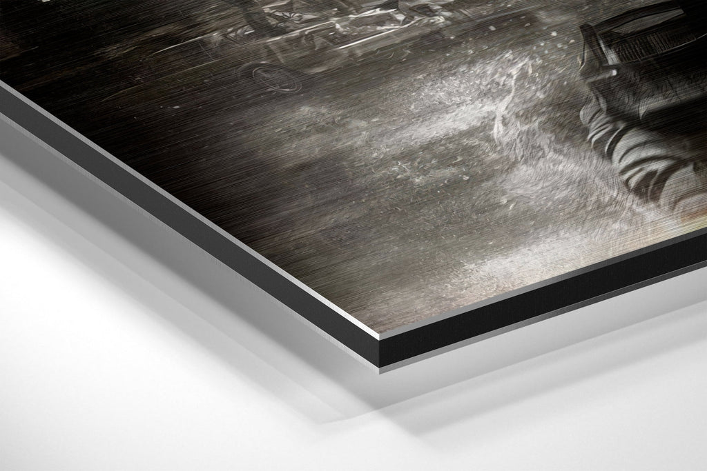 Batman Brushed Aluminium Dibond Wall Art