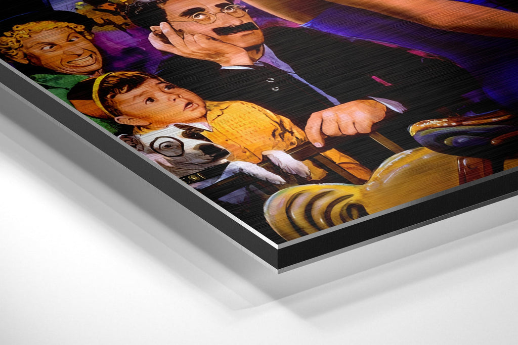 Marilyn at Amuse Park Brushed Aluminium Dibond Wall Art