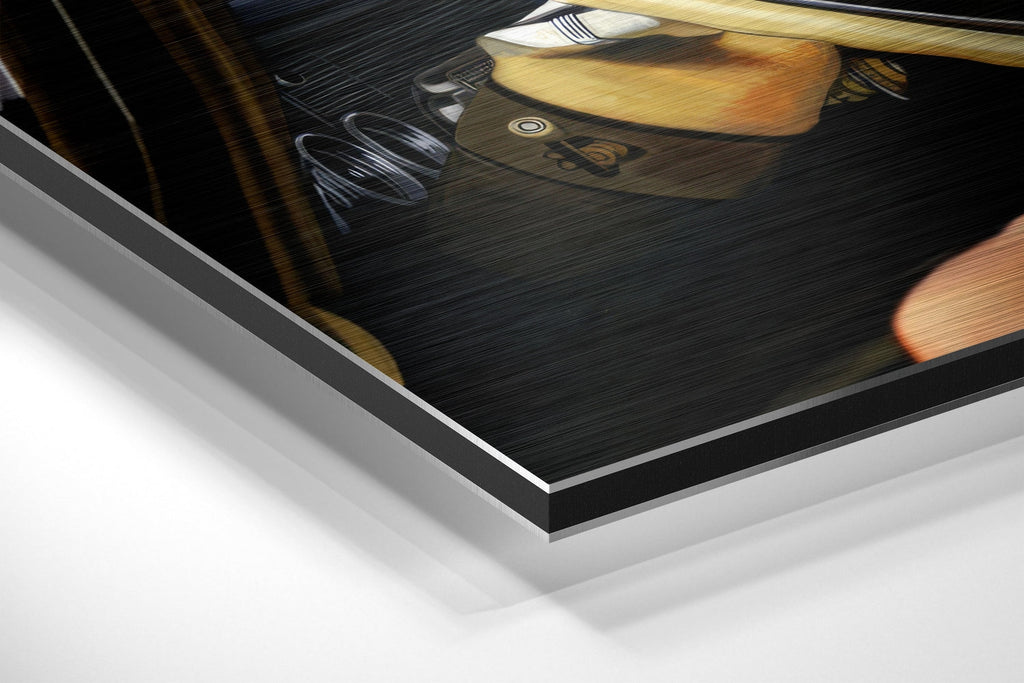 Marilyn Monroe Brushed Aluminium Dibond Wall Art