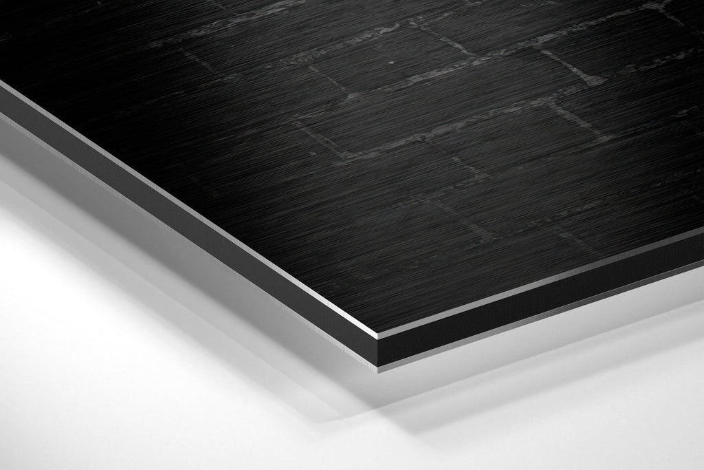 No Pain, No Gain Brushed Aluminium Dibond Wall Art