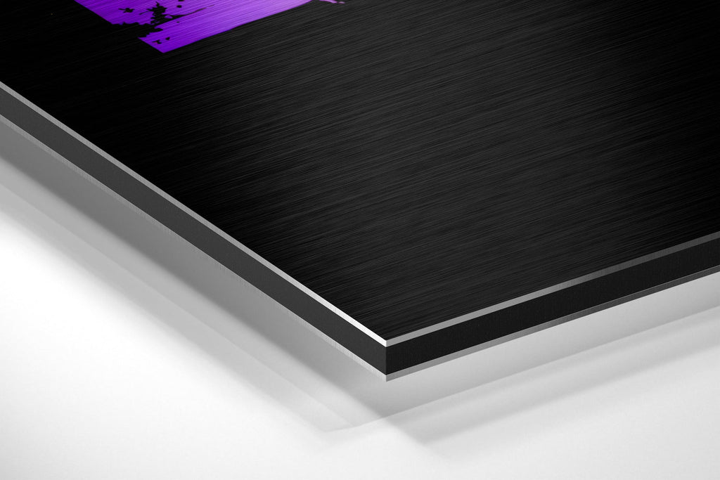Work Hard Dream Big Brushed Aluminium Dibond Wall Art