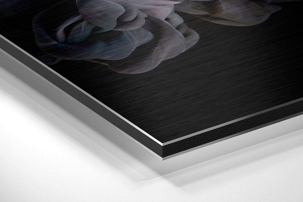 Pinky Fume Brushed Aluminium Dibond Wall Art