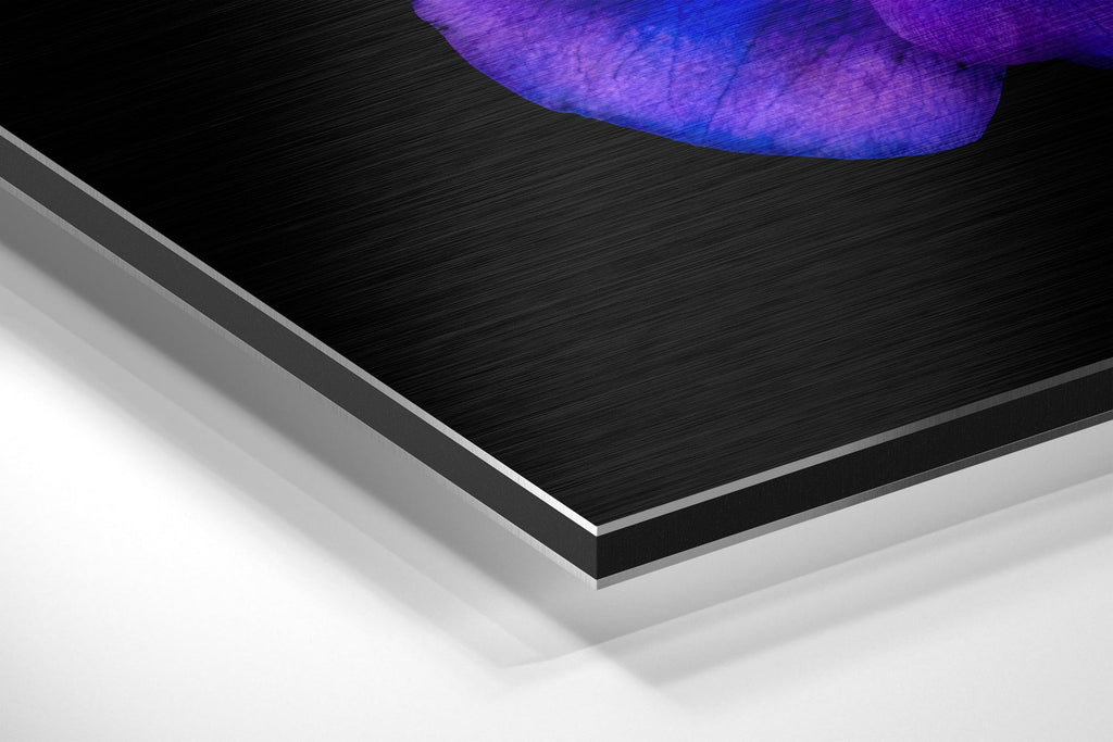 Flowers Brushed Aluminium Dibond Wall Art