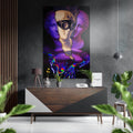 Behinde the Statue Brushed Aluminium Dibond Wall Art