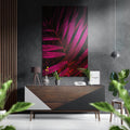 Leaf Brushed Aluminium Dibond Wall Art