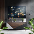 City Lights Brushed Aluminium Dibond Wall Art