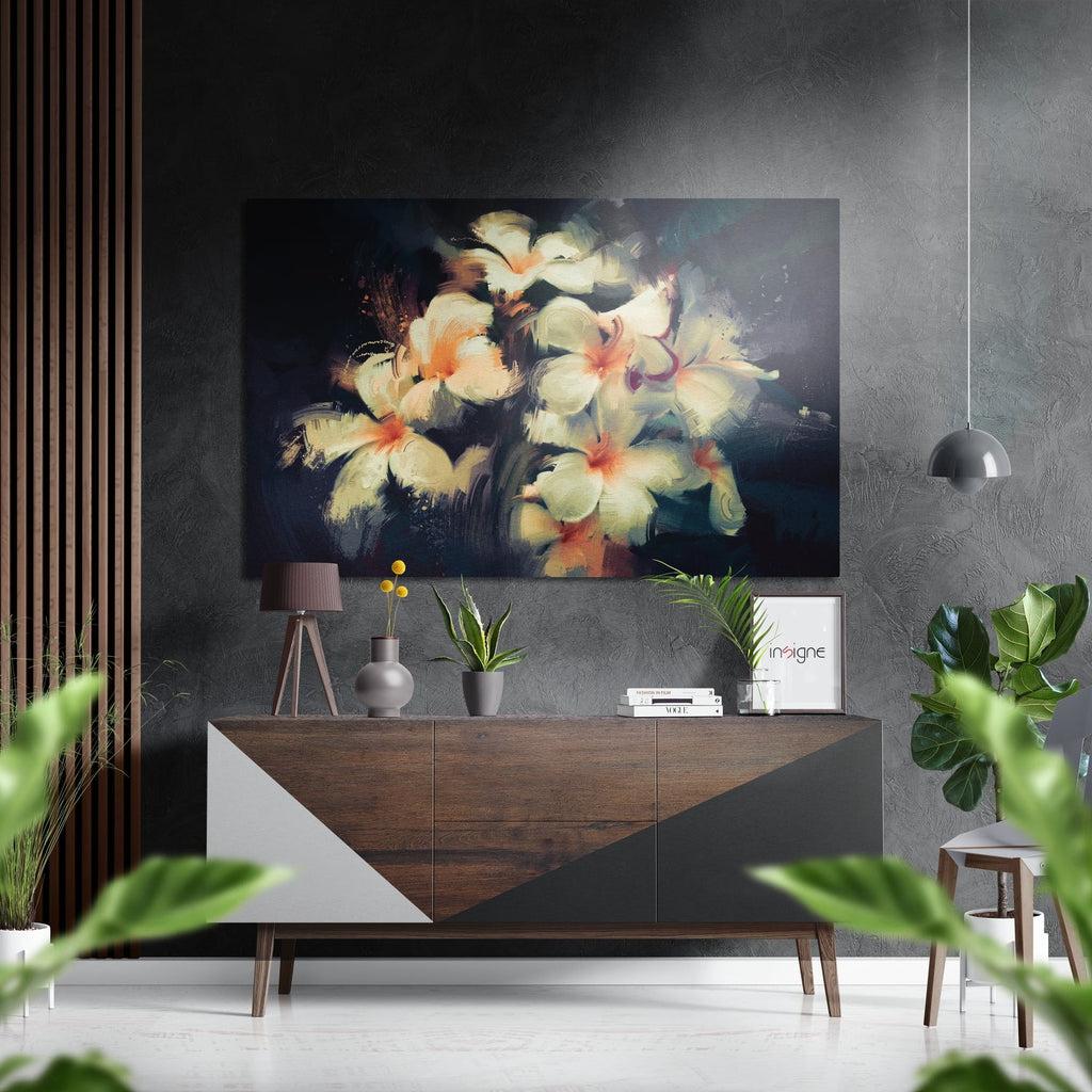 Flowers Brushed Aluminium Dibond Wall Art