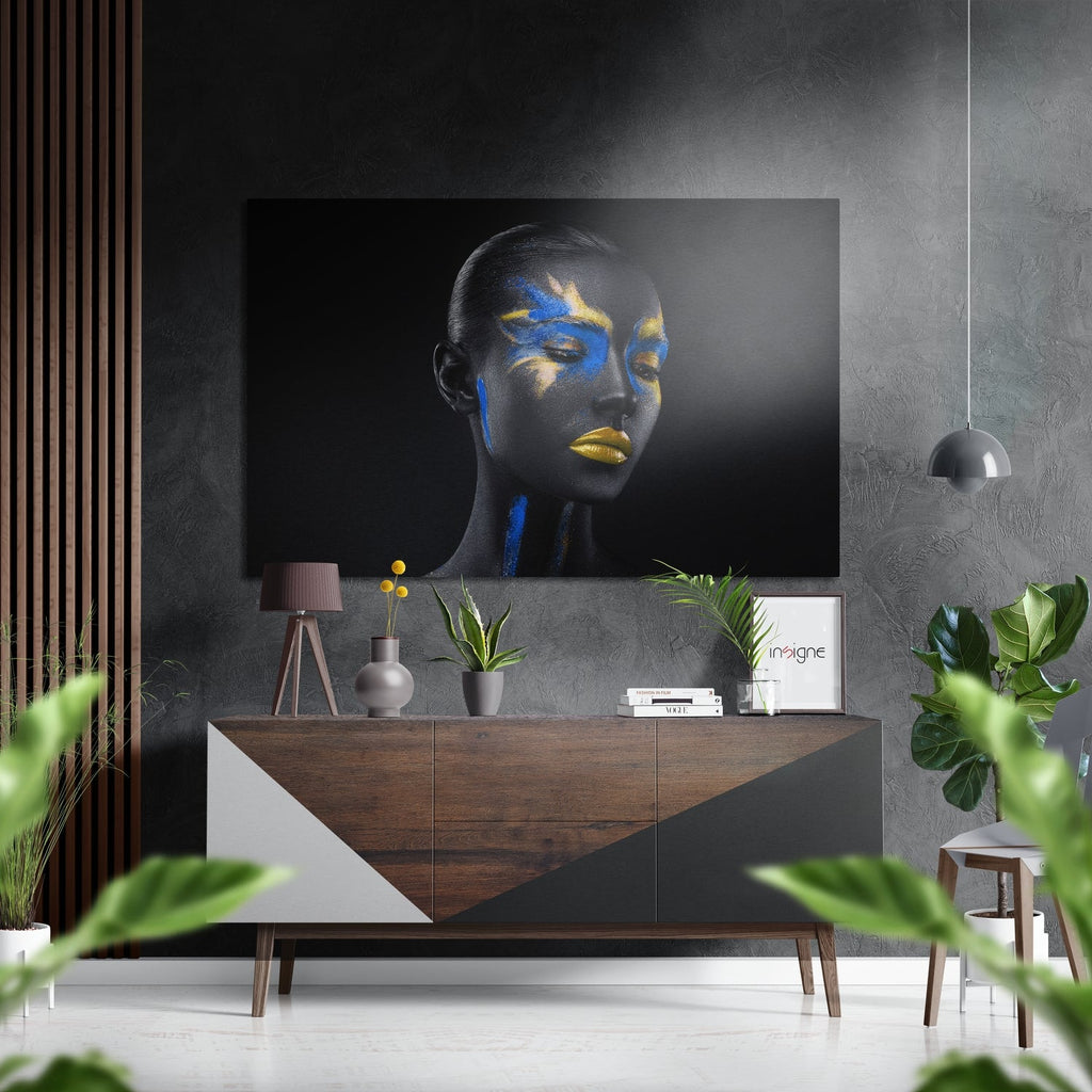 Woman Brushed Aluminium Dibond Wall Art