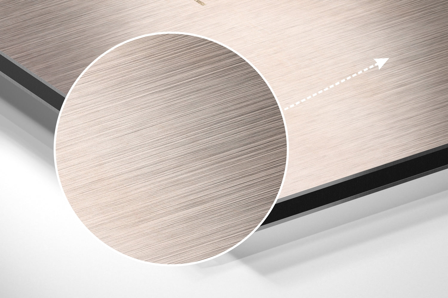 Shapes Brushed Aluminium Dibond Wall Art