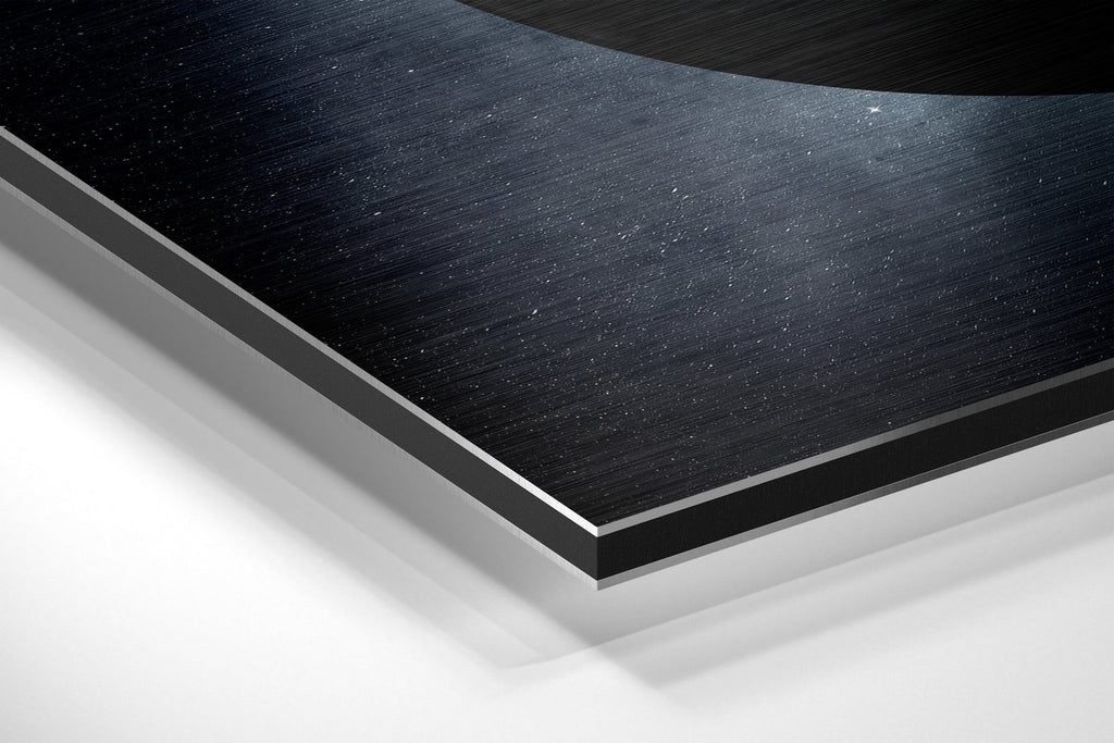 Earth Brushed Aluminium Dibond Wall Art