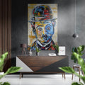 Charlie Chaplin Brushed Aluminium Dibond Wall Art
