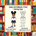 Sandy Self Published a Book Coloring Book - Paperback