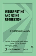 Interpreting and Using Regression - Paperback