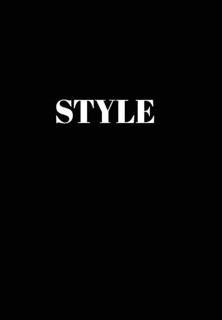 Style: Hardcover Black Decorative Book for Decorating Shelves, Coffee Tables, Desk, Bookcase, Living Room, Office, Home Accents - Hardcover