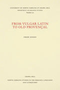 From Vulgar Latin to Old Provençal - Paperback