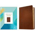 NLT Courage for Life Study Bible for Women, Filament Enabled (Genuine Leather, Brown) - Leather