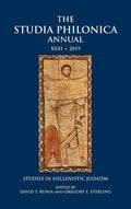 The Studia Philonica Annual XXXI, 2019: Studies in Hellenistic Judaism - Hardcover