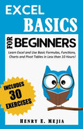Excel Basics for Beginners: Learn Excel and Use Basic Formulas, Functions, Charts and Pivot Tables in Less Than 10 Hours! - Paperback