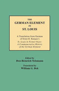 German Element in St. Louis - Paperback