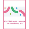 TEXES 217 English Language Arts and Reading 4-8 - Paperback