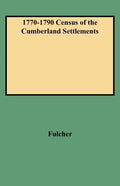 1770-1790 Census of the Cumberland Settlements - Paperback